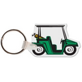 Golf Cart - Key Tag W/ Key Ring